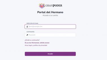 Portal del Hermano de la Hermandad del Gran Poder